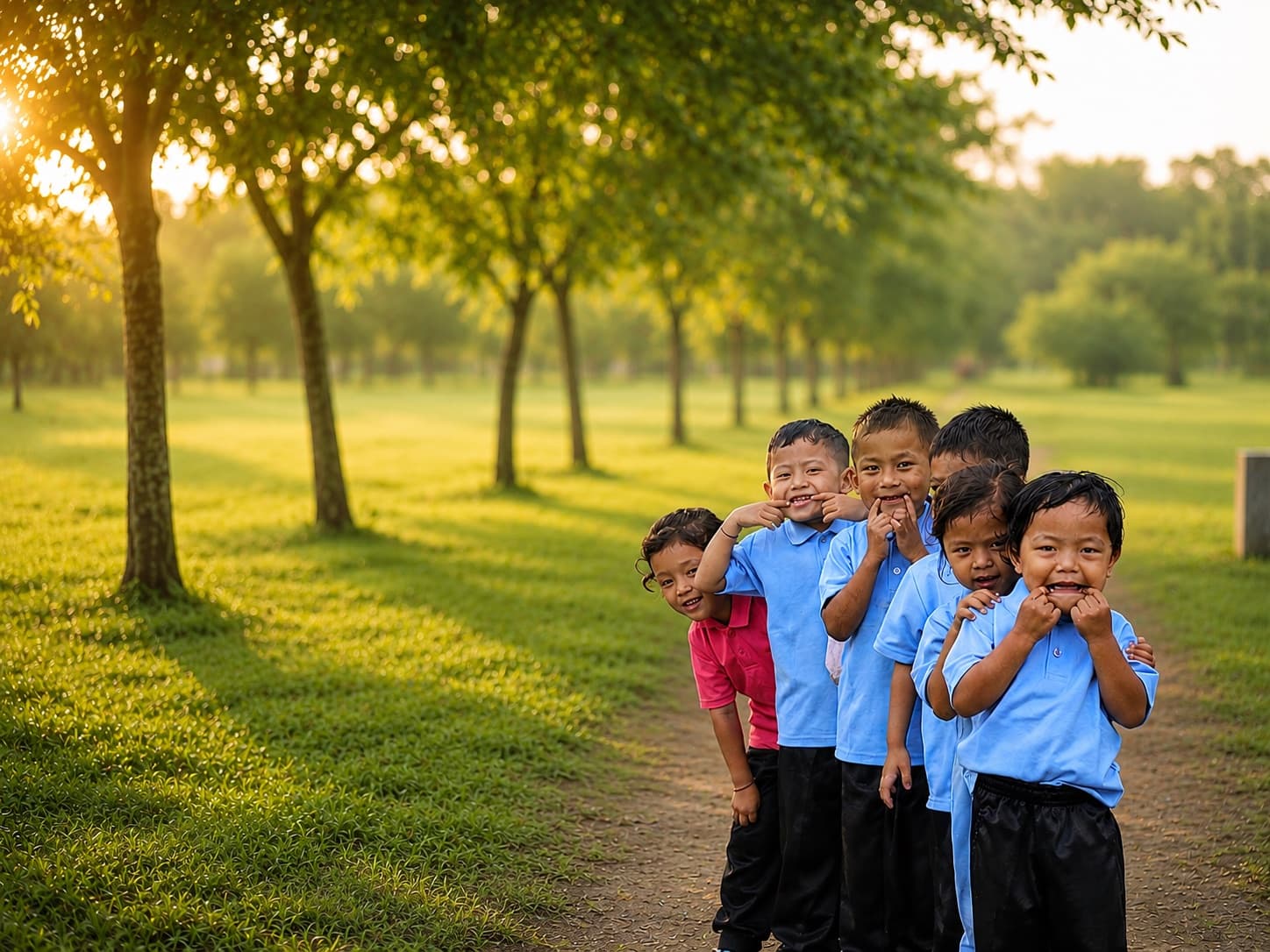 Children at The Hummingbird School